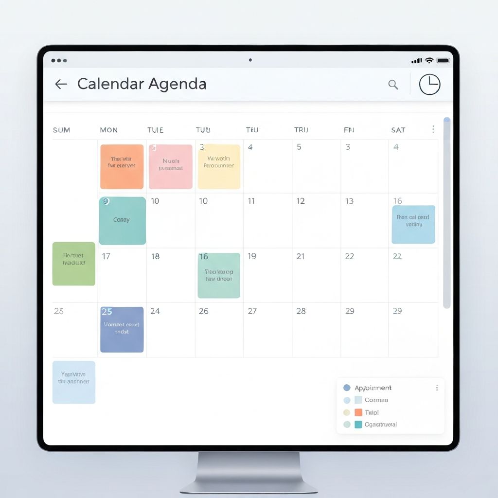 Agenda screenshot 1