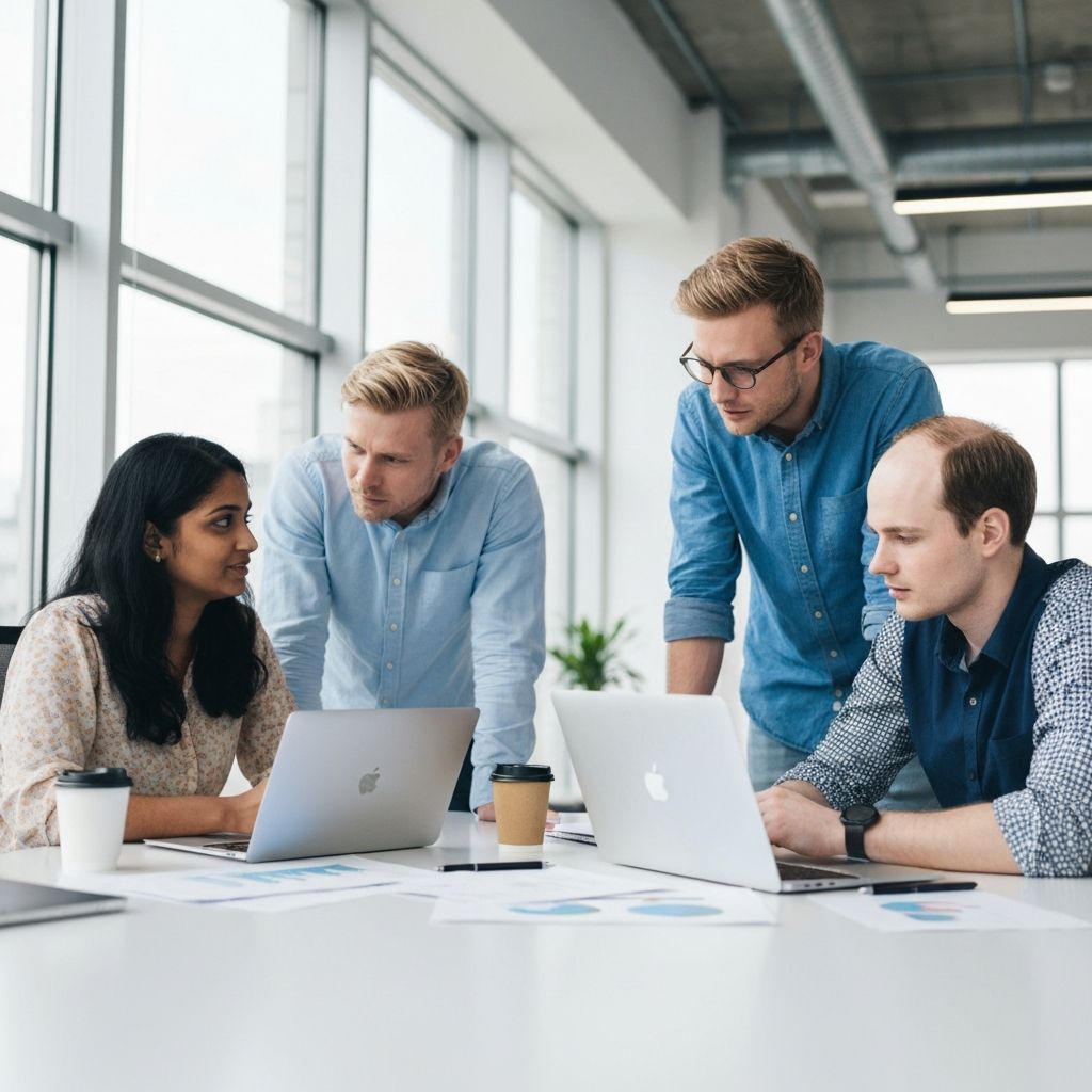 Het Booqify team aan het werk